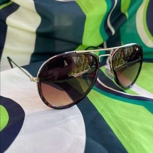 Brown Tint Aviator Sunglasses